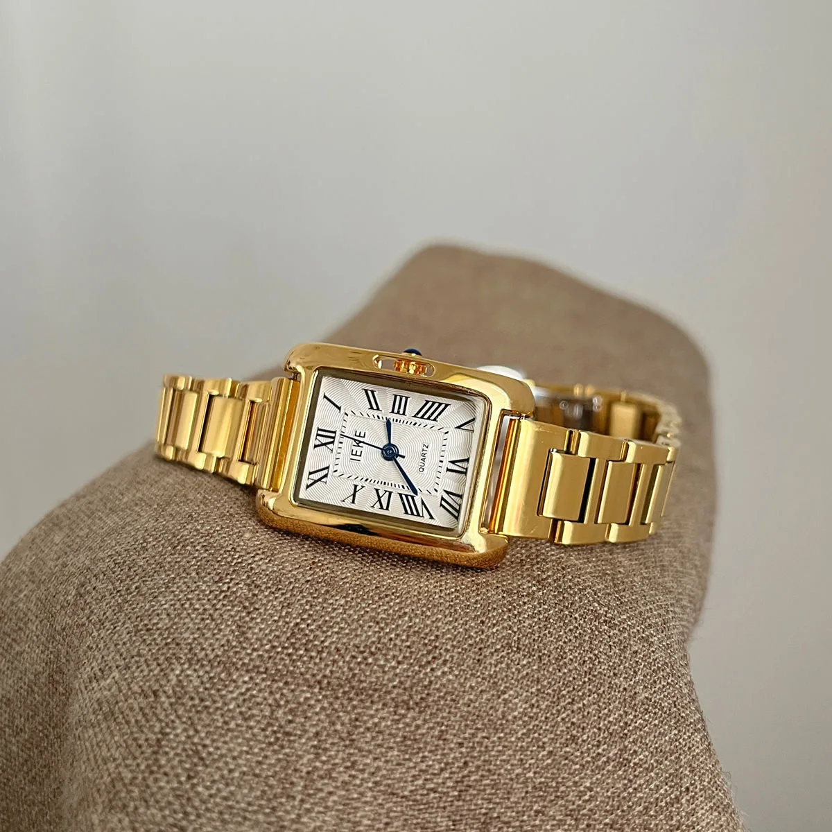 Women Quartz Watch Luxury Rectangle Dial Reloj Vintage Simple New Clock Ladies Stainless Steel Orologio Gold Sliver Wristwatch