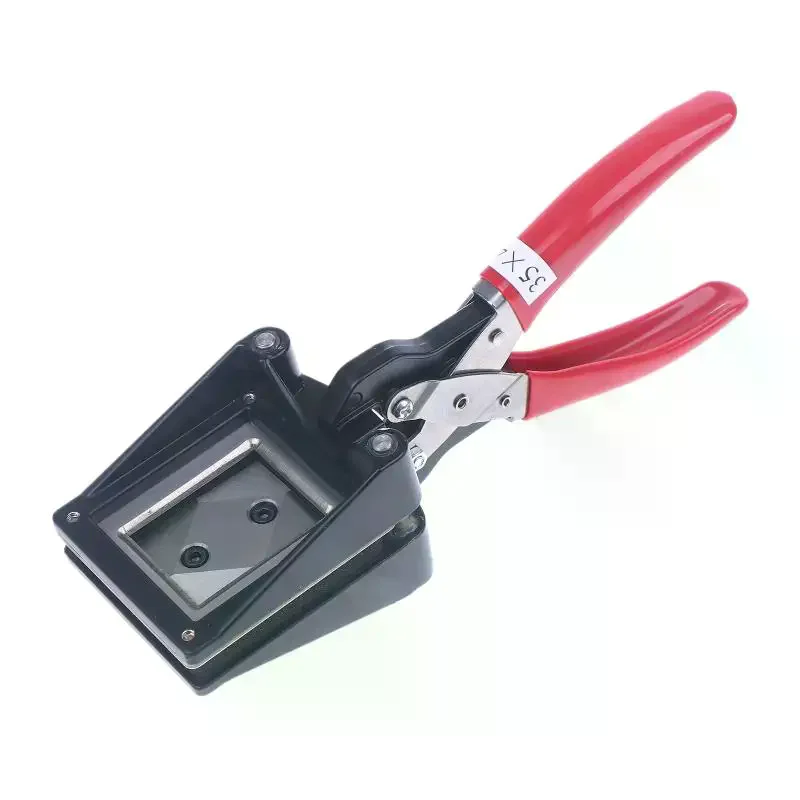 Flexible 35x45mm Handheld Passport Photo Trimmer, Photo ID Die Cutter Paper Punch Tool for Home Office