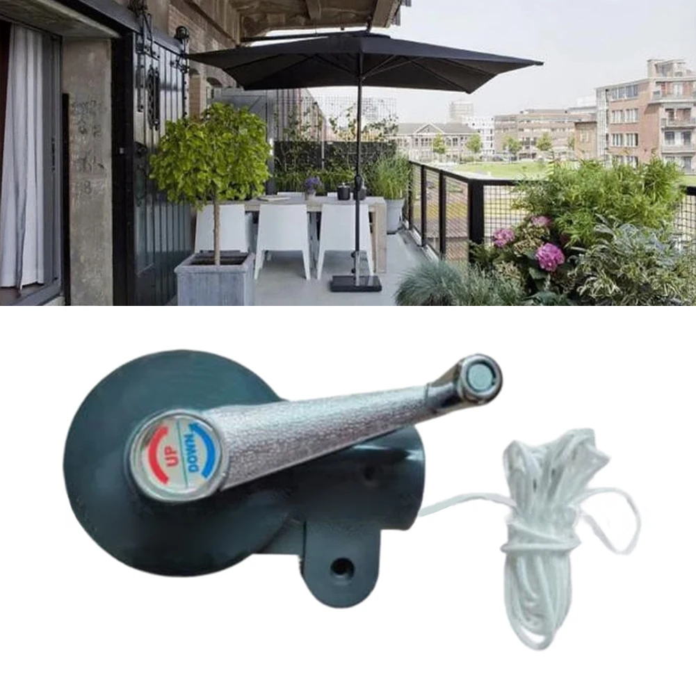 Sturdy Crank Handle for Patio Umbrella Bases Supporting Smooth Umbrella Adjustment in Outdoor Residential and Commercial Spaces