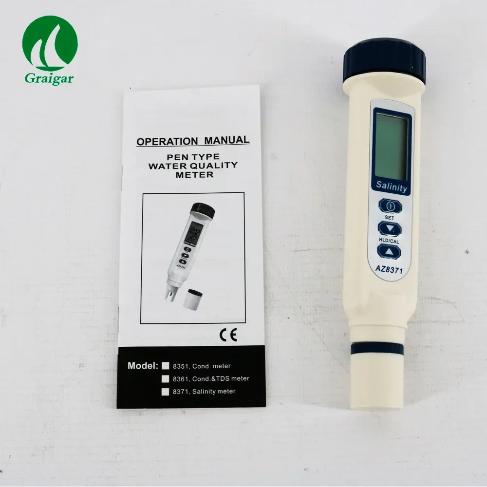 AZ8371 pen type display salinometer/electronic salinometer measurable seawater salinity detector   design