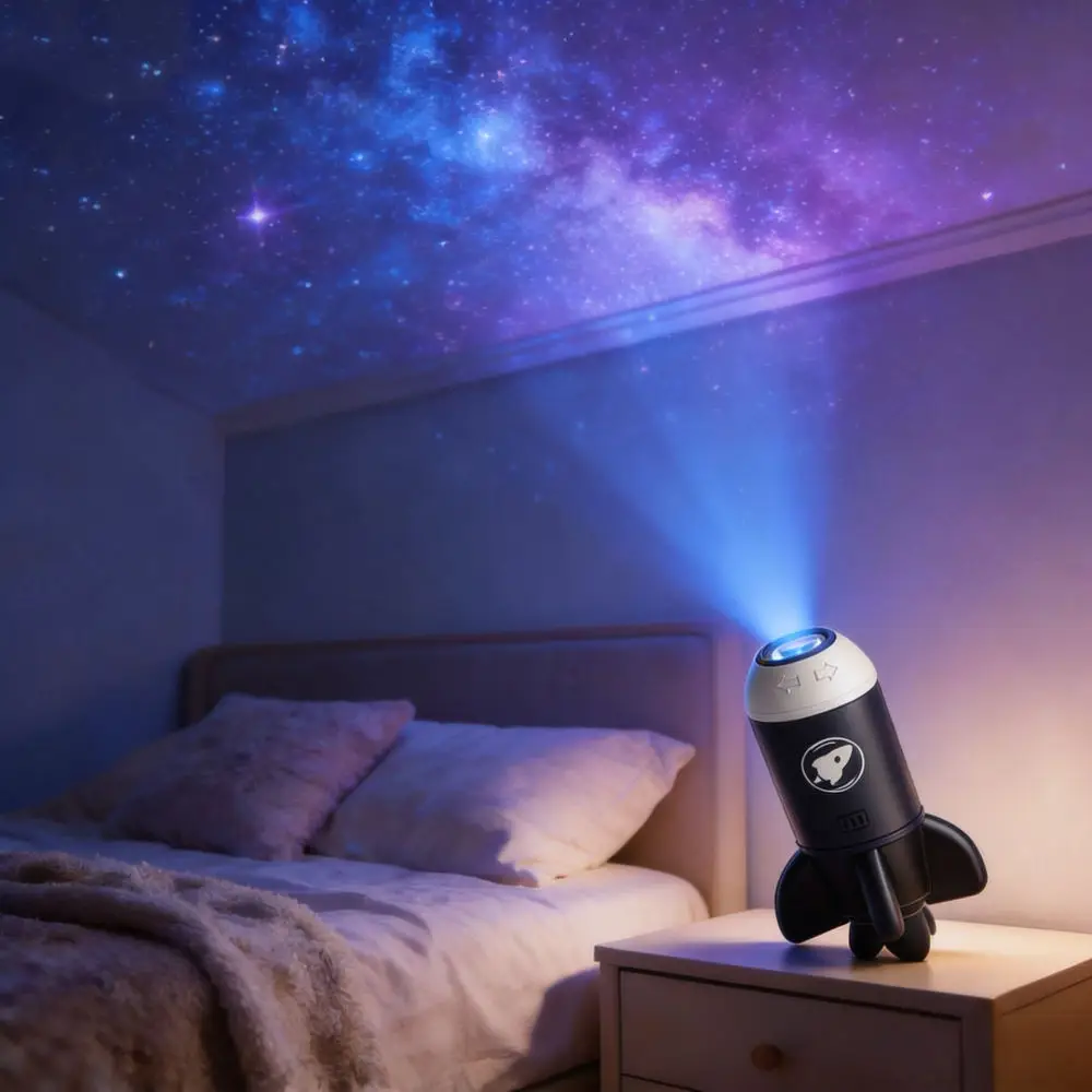 LED For Galaxy Star Projector Night Light USB Powered Atmosphere Lamp For Bedroom Children Room Background Lighting