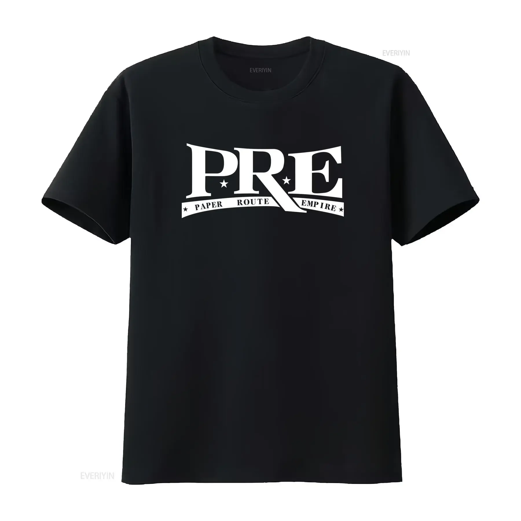New Limited Paper Route Empire Hip Hop Music Rapper Logo Print T Shirt S 4Xl vintage Washed Breathable Stretched Soft fashion