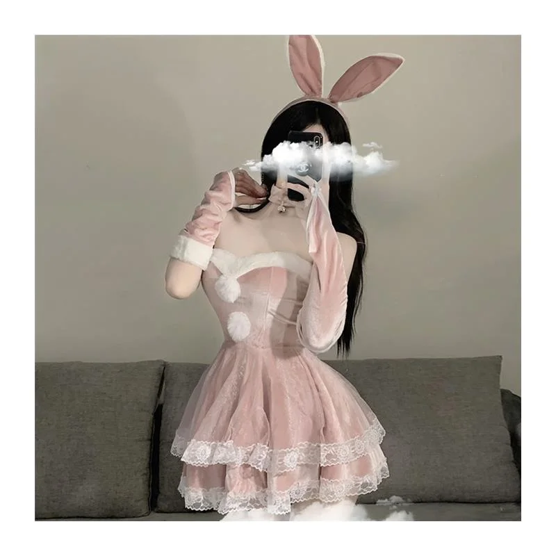 ชุดคอสเพลย์กระต่ายสาวเซ็กซี่สำหรับงานฮาโลวีน ชุดแฟนซีกระต่ายสาวเซ็กซี่สำหรับปีใหม่ เสื้อผ้าแฟชั่นสำหรับผู้หญิง