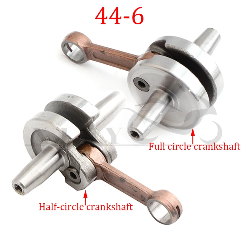 

Motorcycle engine Crankshafts For 49cc 2 stroke Heavy Performance Pull Circle Semicircular Crankshaft Crank Shaft Gas Mini Pocke