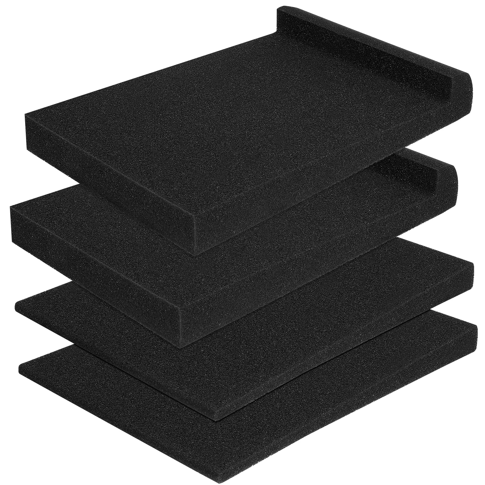 

2 Pcs Anti Vibration Sponge Pad 28x19x4cm Soundproofing Panels Acoustic Foam Speaker Isolation Monitor Pads Wall