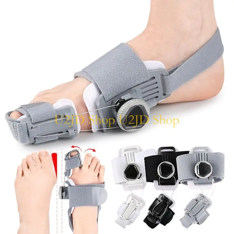 U2JD Adjustable Day And Night Bunions Corrector With ABS Frame Nylon Straps For Office Worker Highed Heel Users
