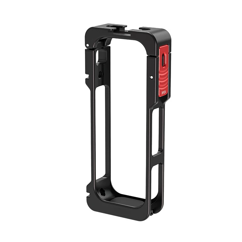 

Rabbit Cage Aluminum Protective Case for Insta360 X5, Multifunctional Metal Frame Expansion Adapter Mount Action Camera Accessor