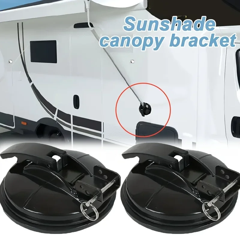 

2pcs Suction Cups Black/White Outdoor Travel RV Camping Awning Sunshade Canopy Lock Suction Cup Replacement Accessori