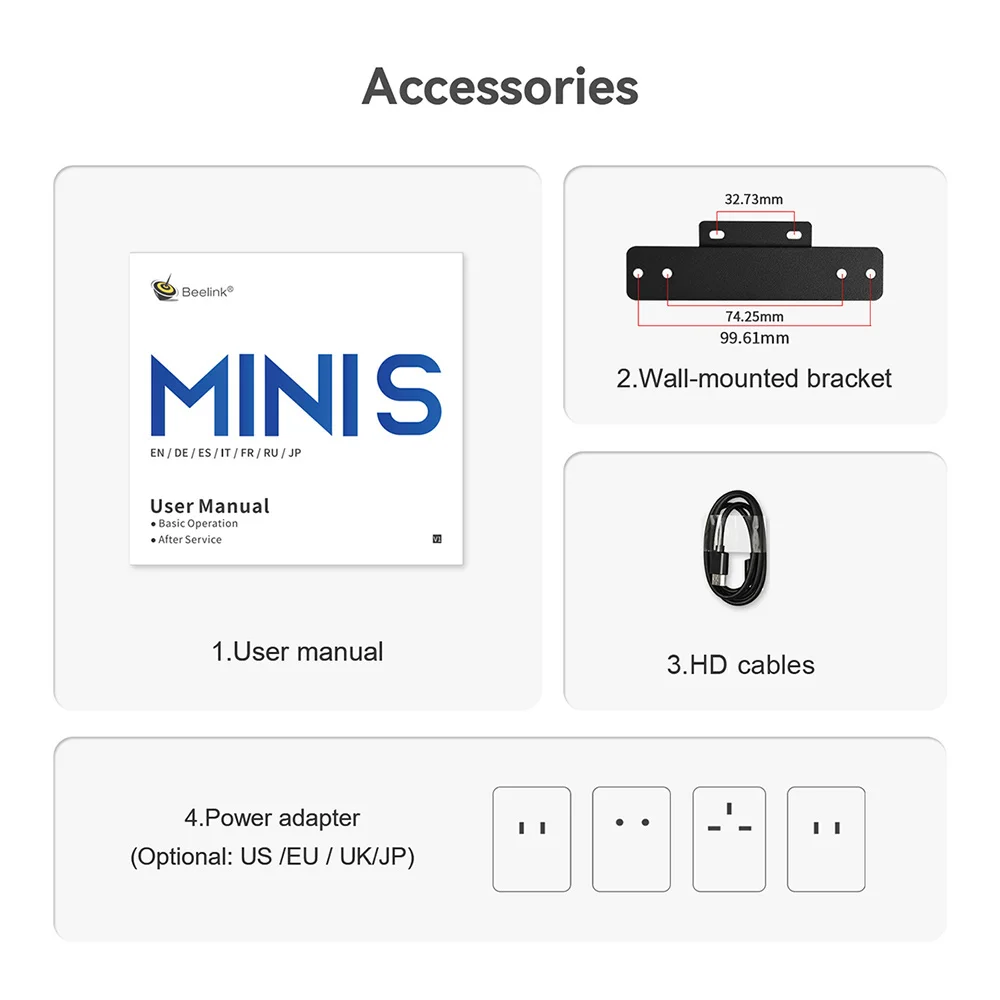 Beelink Min S12 Pro N100 Gamer Mini PC Intel 12th 16GB 512GB SSD 2.4G&5G Dual Wifi 1000M BT5.2 NVME Deskt