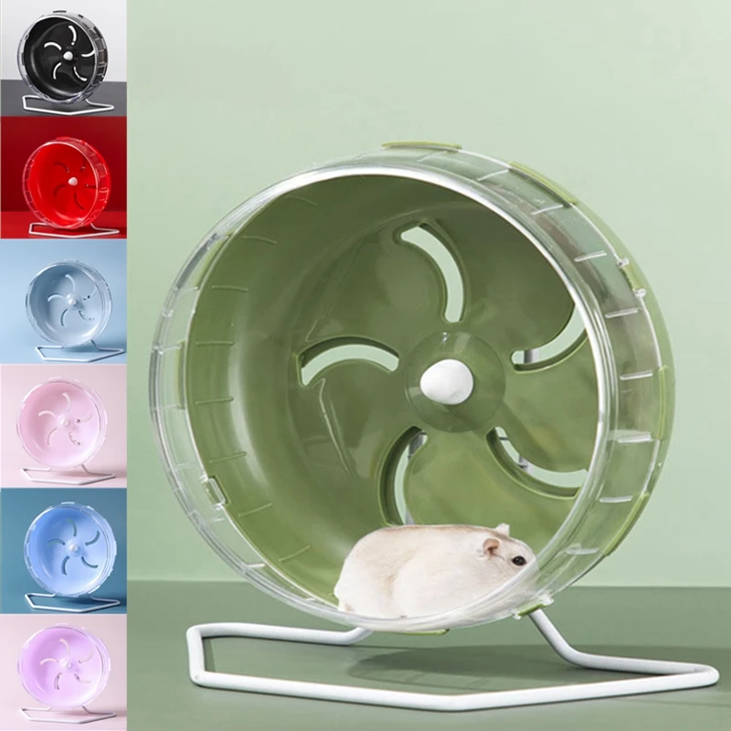 21.5cm Hamster Pet Jogging Wheel Sports Running Ball Hamster Accessories Toys, Small Animals Rat Exercise Wheel Chinchilla Wheel