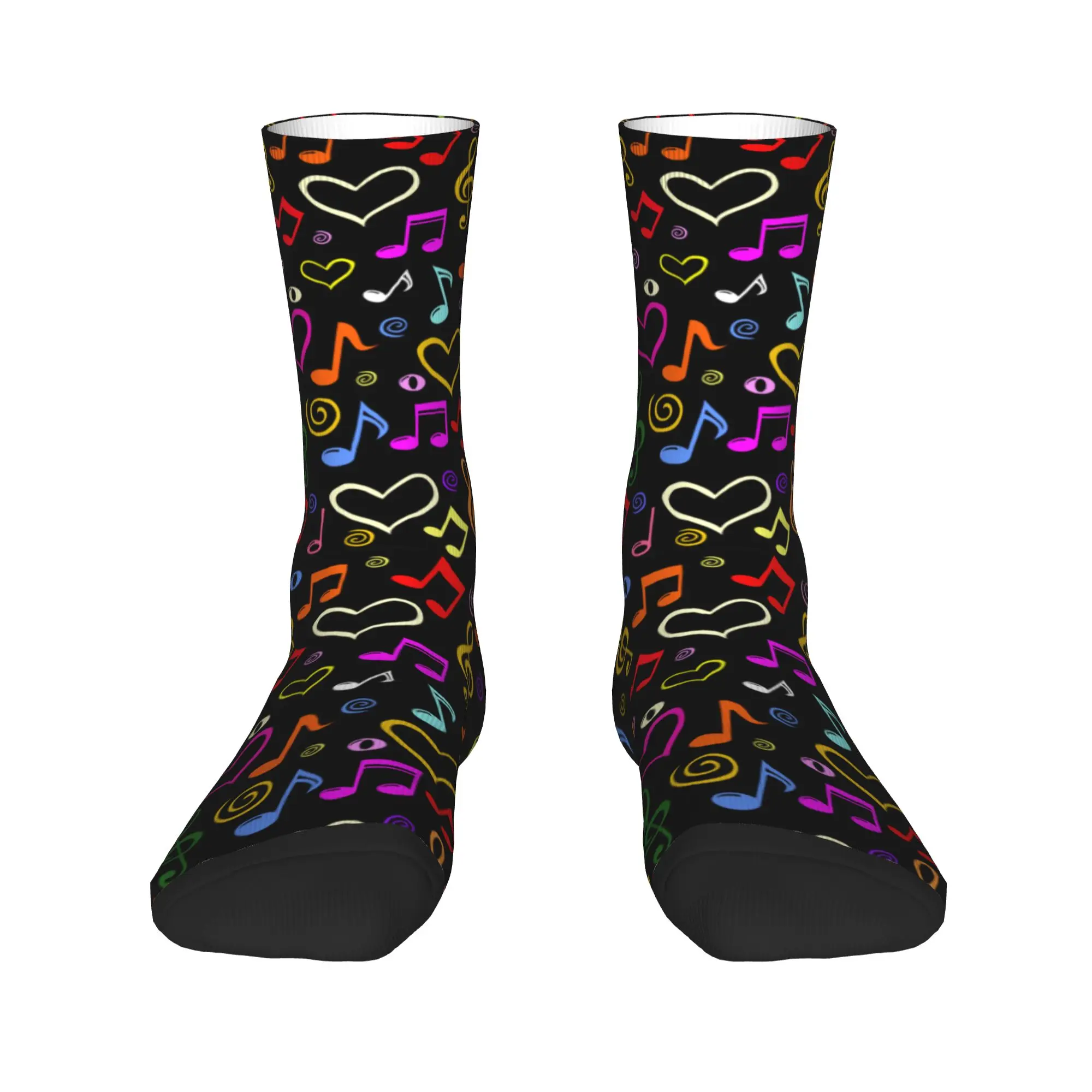 

Носки для музыкального фестиваля, мужские и женские теплые модные носки для экипажа