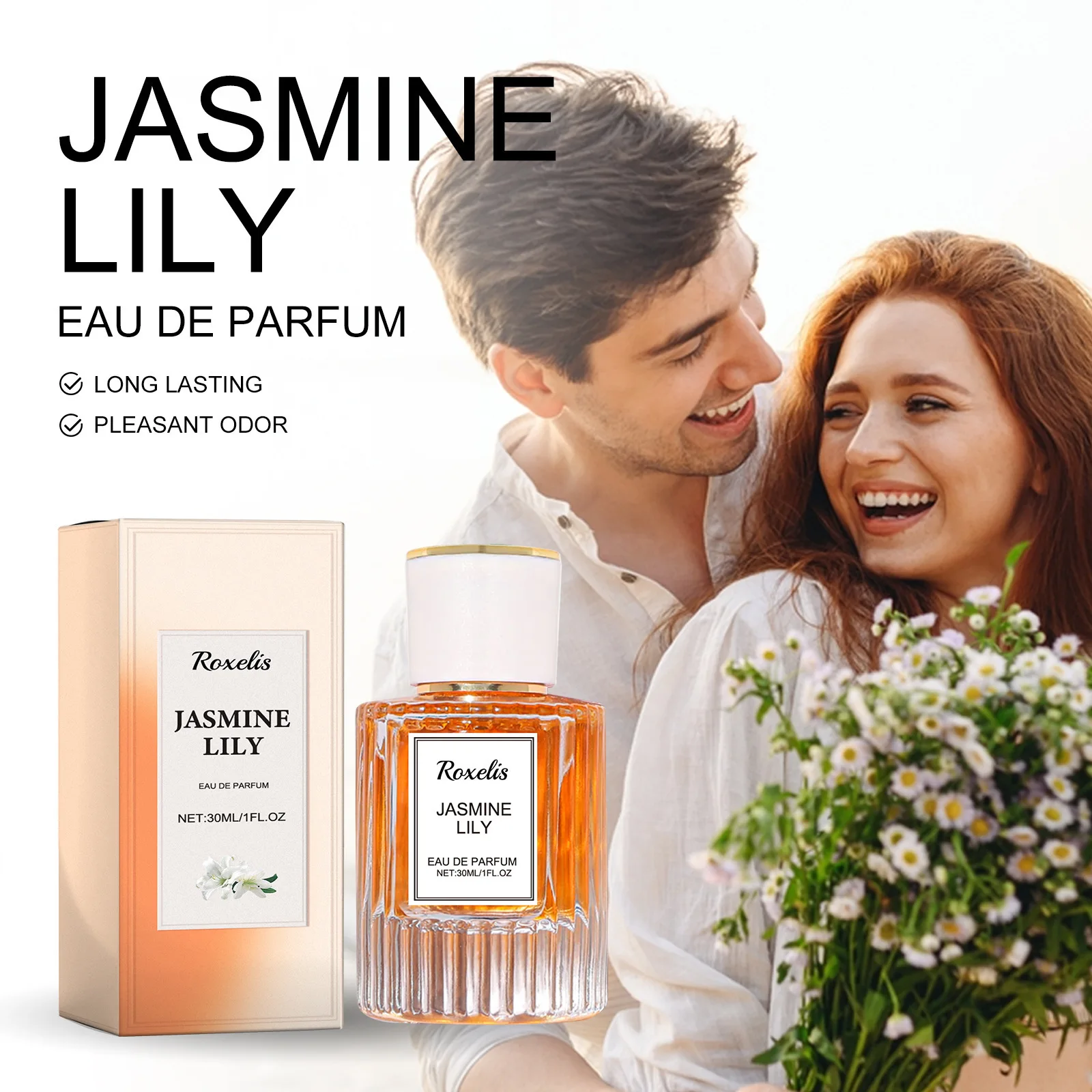 Kobiety Lily Perfumy w sprayu Stymuluj flirtuję Długotrwały zapach Kwiatowy zapach Przyciągający mężczyźni Przenośny prezent Randki Perfumy Olejek