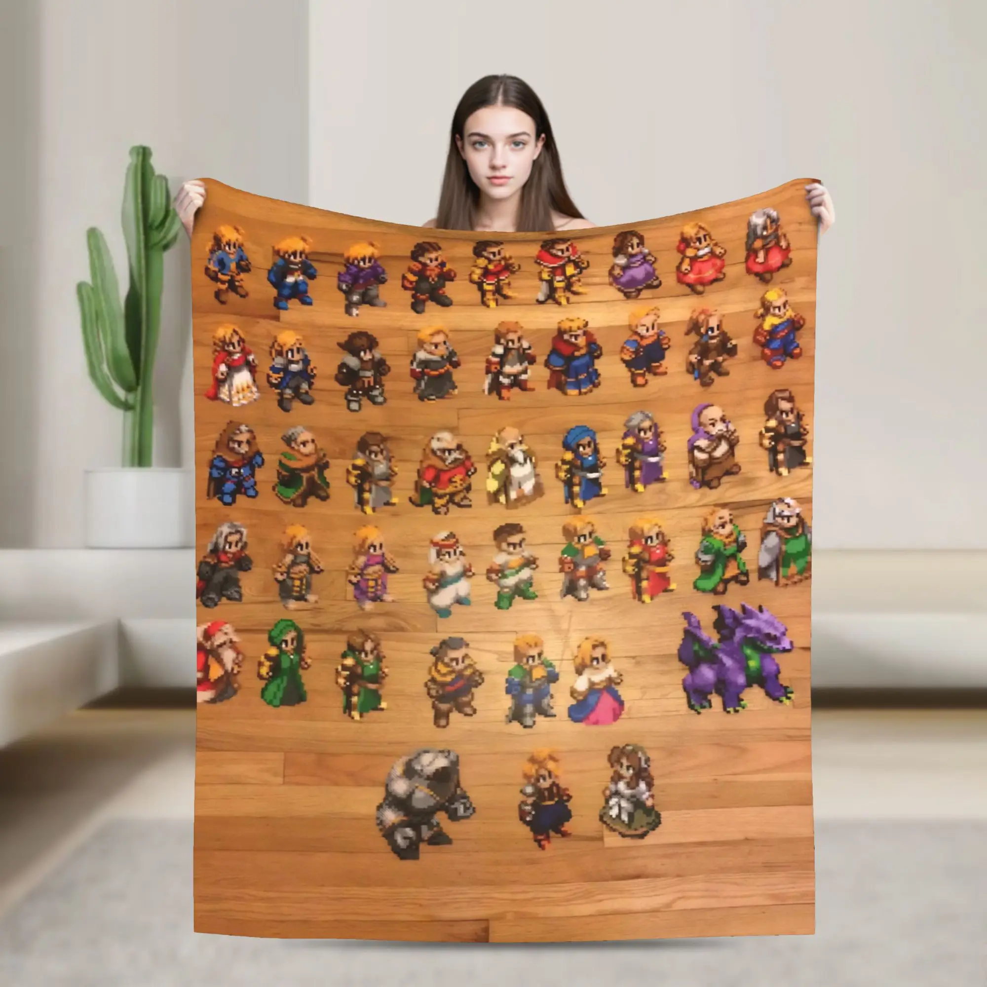 

Одеяло Game Final Fantasy Tactics 925, качественное мягкое одеяло, зимнее одеяло для путешествий, офиса, гостиной, забавное покрывало