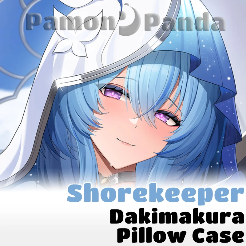 Shorekeeper Dakimakura Wuthering Waves Full Body Pillow Case Sexy Hugging Cushion Cover Pillowcase Home Otaku Bedding Decor Gift