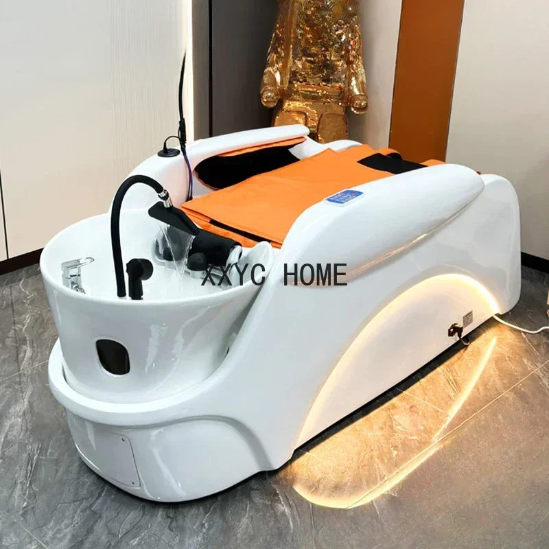 

Automatic Intelligent Massage Shampoo Bed Barbershop Beauty Head Treatment Water Cycle Fumigation Shampoo Chair