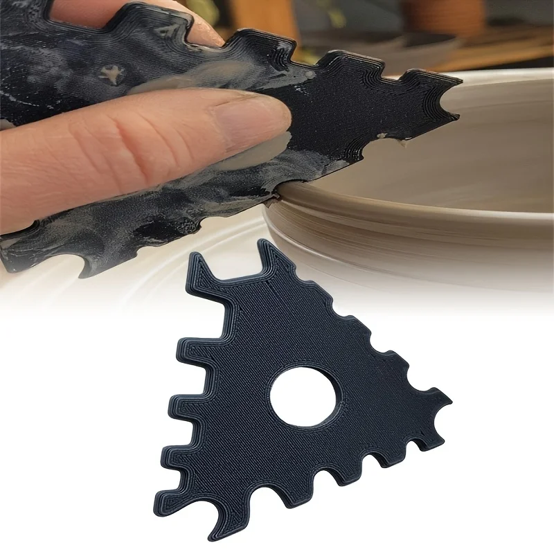 Outils de sculpture en céramique 1 pièce, outils de façonnage de bords en poterie pour tasses, bols, assiettes, pour des courbes cohérentes, pour débutants et experts en studio