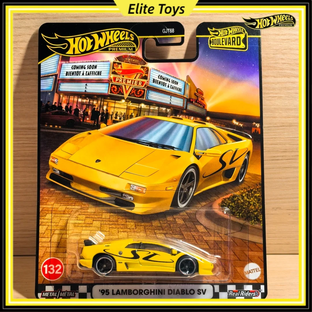 

Mattel Hot Wheels 2025 Boulevard 1:64 '95 Lamborghini Diablo SV Alloy Diecast Collectible Car Model Toy Gift Premium Vehicle