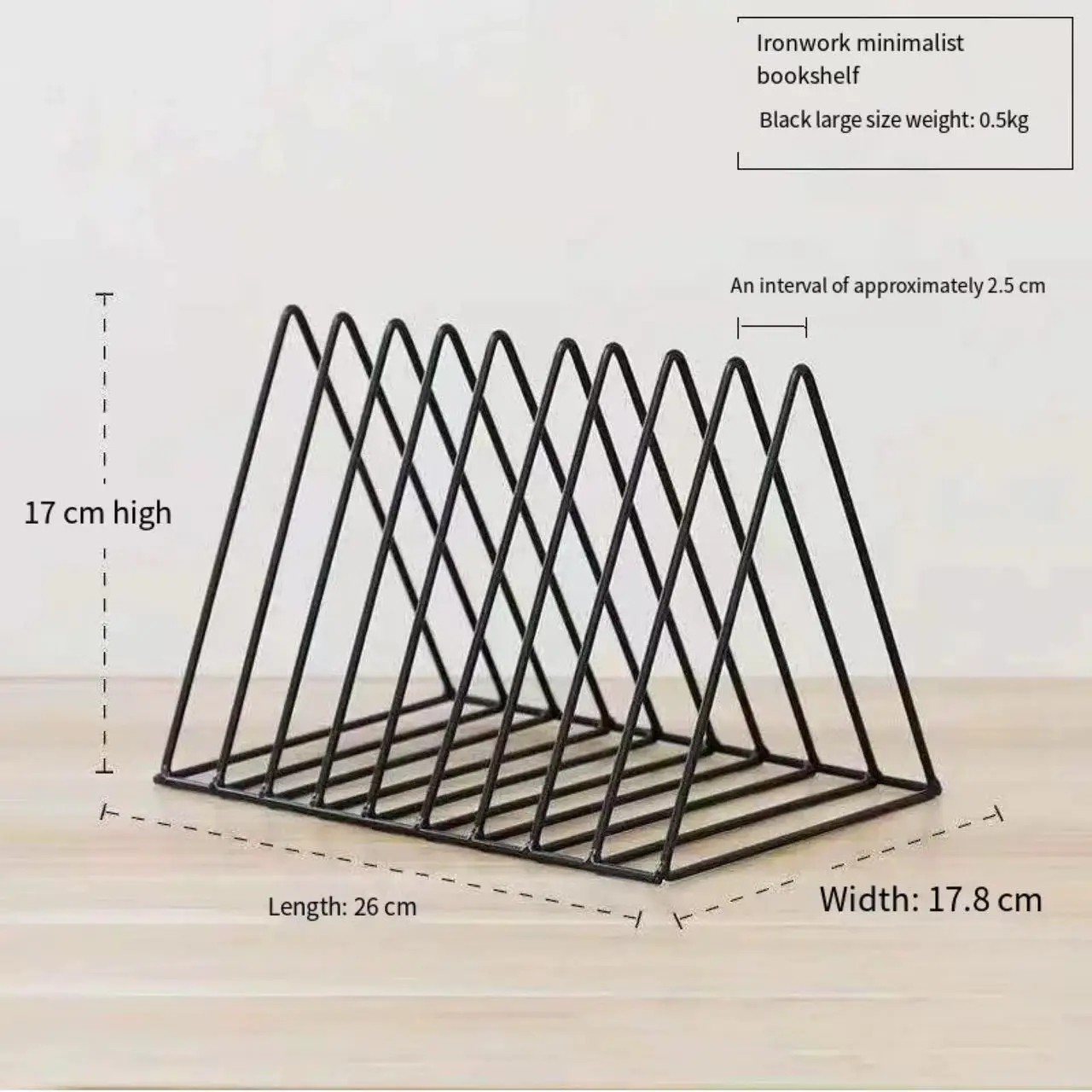 Estante de almacenamiento de discos de vinilo estilo nórdico, estantería Triangular de hierro LP, soporte para CD, soporte para revistas de escritorio, soporte para libros, estante de exhibición Me