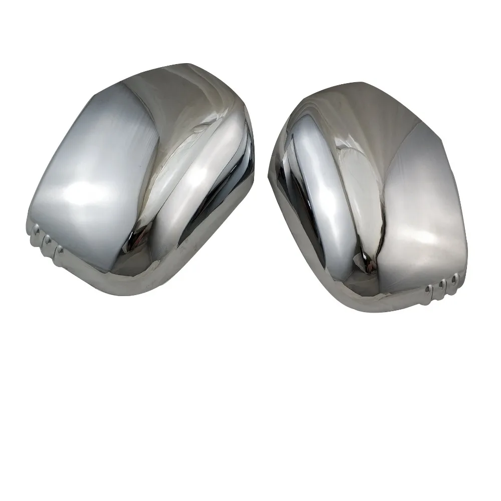 Coques de rétroviseurs chromées ABS, style original, 2 pièces, pour Mitsubishi Triton L200 2005-2014 Pajero Sport 2011, modification automobile
