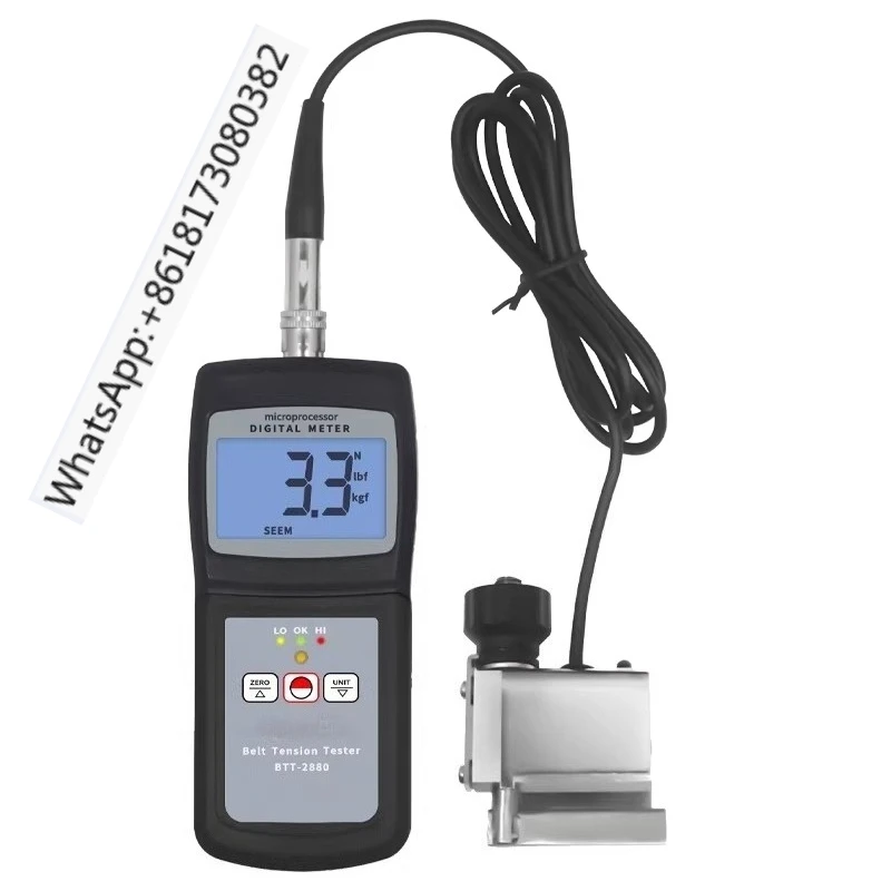 High Precision Belt Tension Tester Kit BTT2880 For Synchronous Belt V Belt Tension Testing
