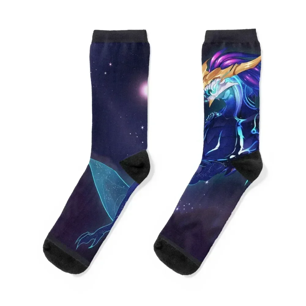Aurelion Sol Socken warme Winter Hiphop Sport Laufsocken Damen Herren beheizte Strümpfe mit Aufdruck Herrensocken Damen
