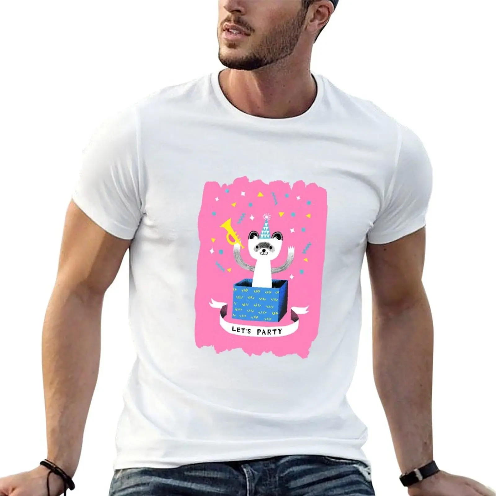 

Party animal T-Shirt man t shirts cotton funny t shirts man t shirt man cotton T-shirt