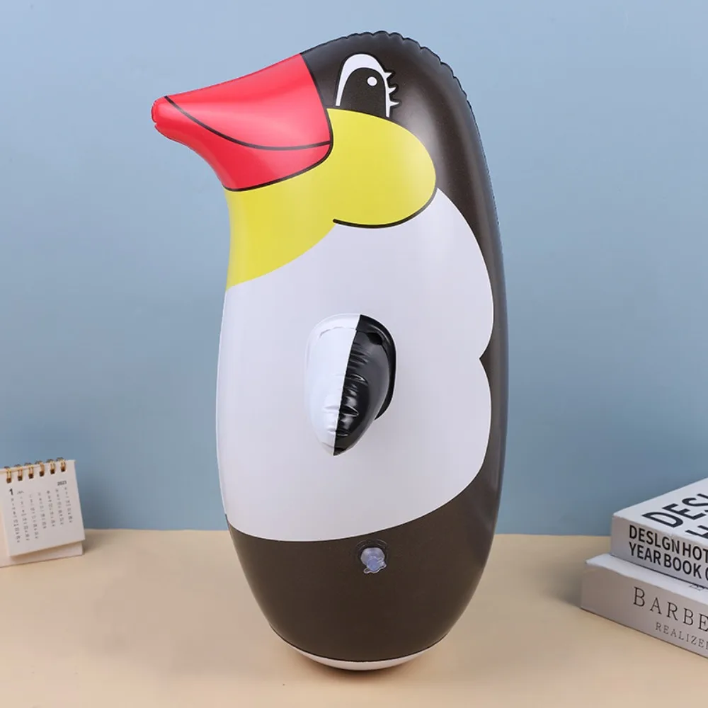 36/45cm Children Inflatable Toys Cute Cartoon Penguin Sandbag Kids Child Party Birthdays Gift Home Sport Boxing Punching Toy