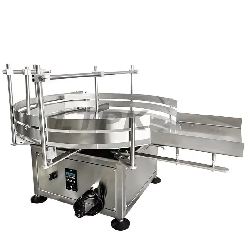 

Hot saleLTPK LT-LP600 Automatic Rotary Plastic Glass Bottle Filling Packing Machine Desktop Vial Sorting Turntable Feeding