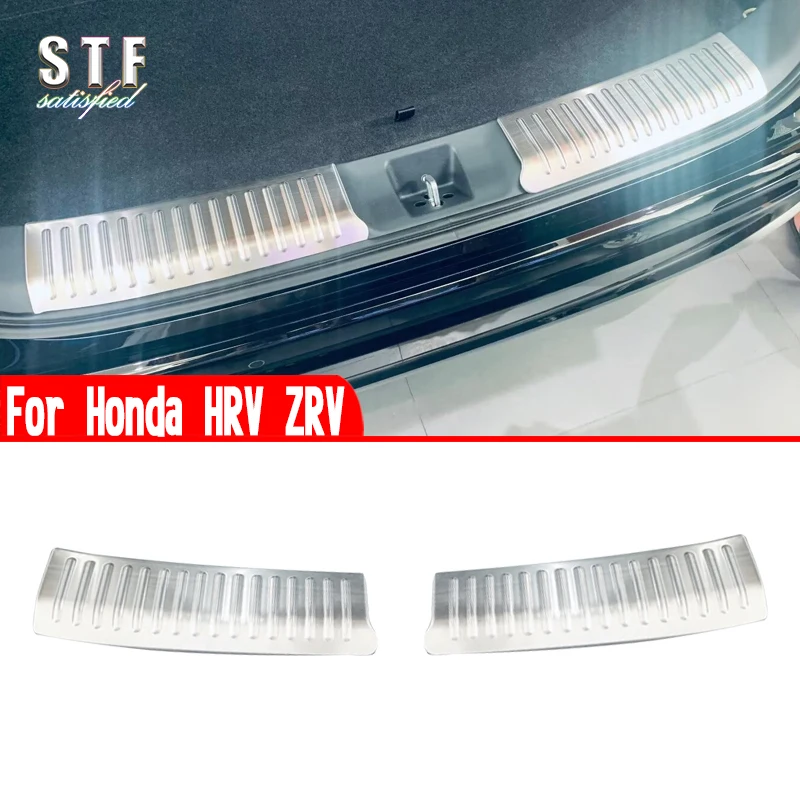 

For Honda HRV ZRV 2023 2024 2025 Accessory Interior Rear Bumper Sill Protector Decoration