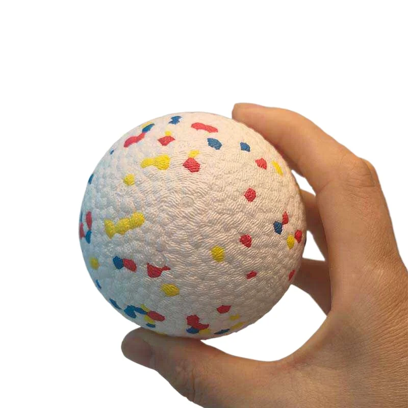 Pet Toy Solid Ball Bite Resistant Ball Elastic Floating Water Dog Grinding Teeth To Relieve Boredom Dog Training Ball