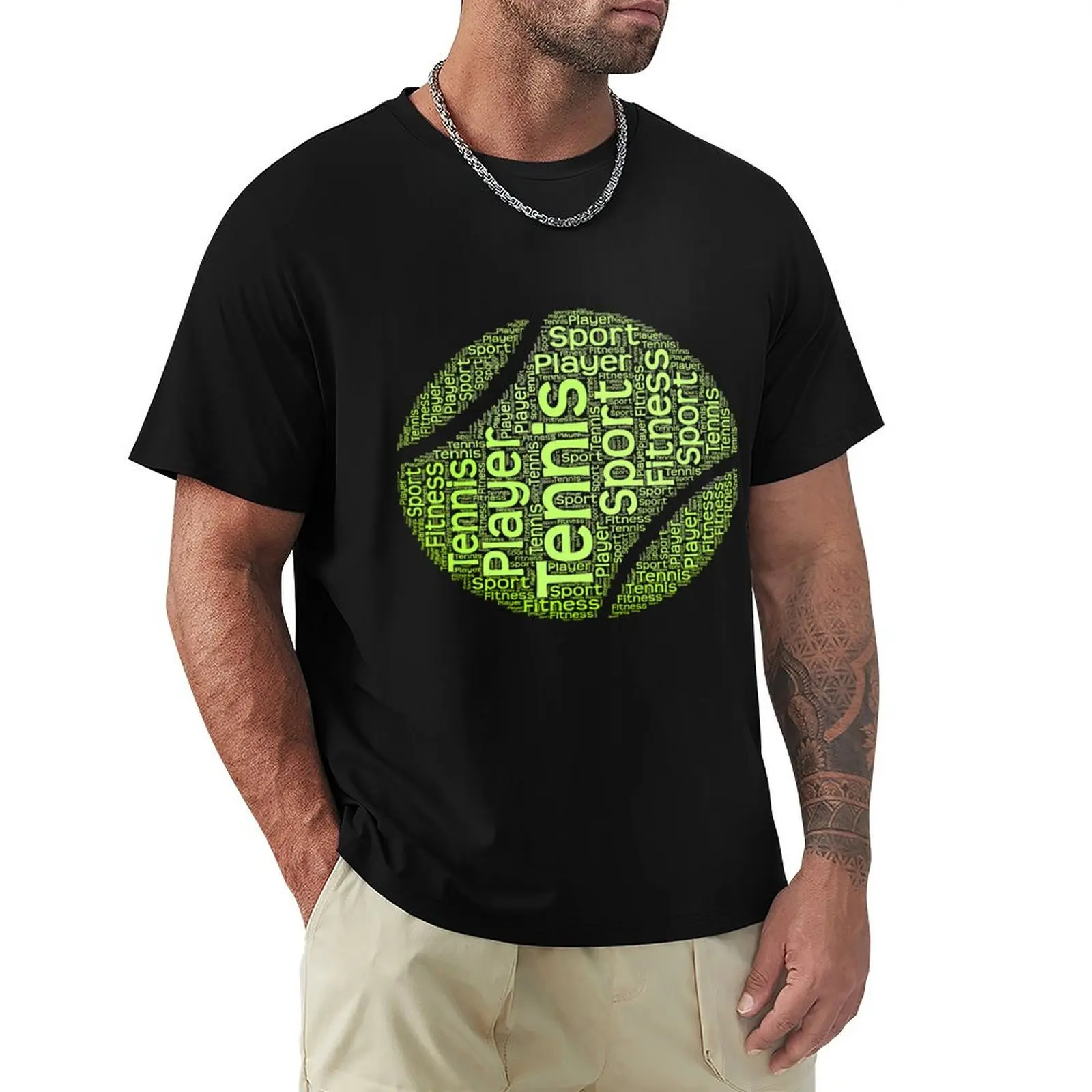 

Tennis Ball Tennis Player Sports T-shirt hippie clothes graphics animal prinfor boys tshirts for men