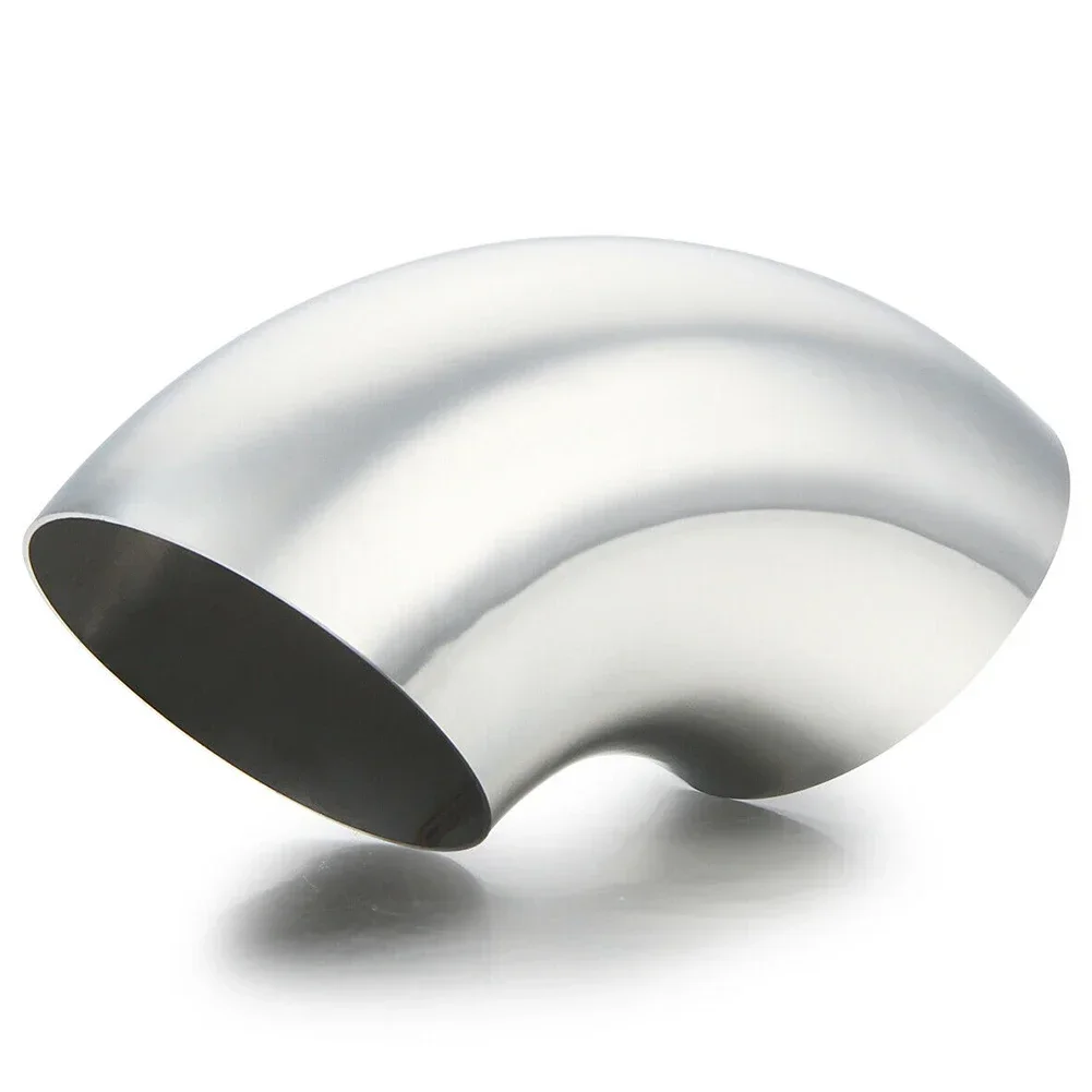 1pc 304 Stainless Steel Elbow 90 Degree Angle Elbow 1.0m Thick 2/2.5/3 Inch  Welded Exhaust Pipe Connection Pipe Accessories
