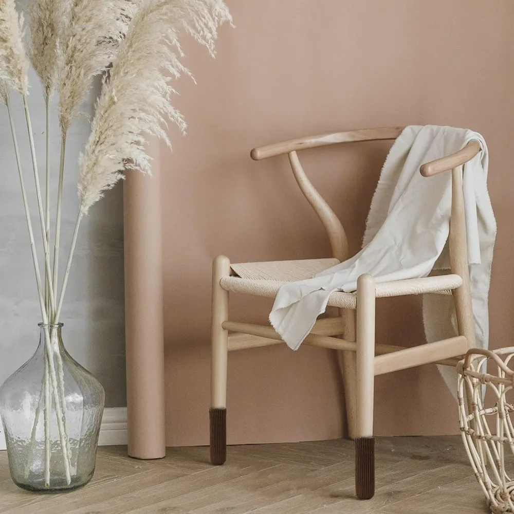 16 قطعة من جوارب أرجل الأثاث - واقيات أرضية أرجل الكرسي المحبوكة عالية المرونة، مجموعة أغطية أرجل الكرسي السميكة للقهوة، تتحرك بسهولة