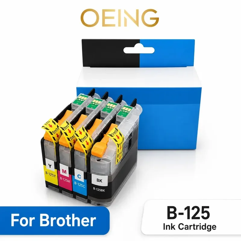 

For Brother LC127 LC125 Ink Cartridge Compatible with MFC-J4410DW J4510DW J4610DW J4710DW DCP-J4110DW