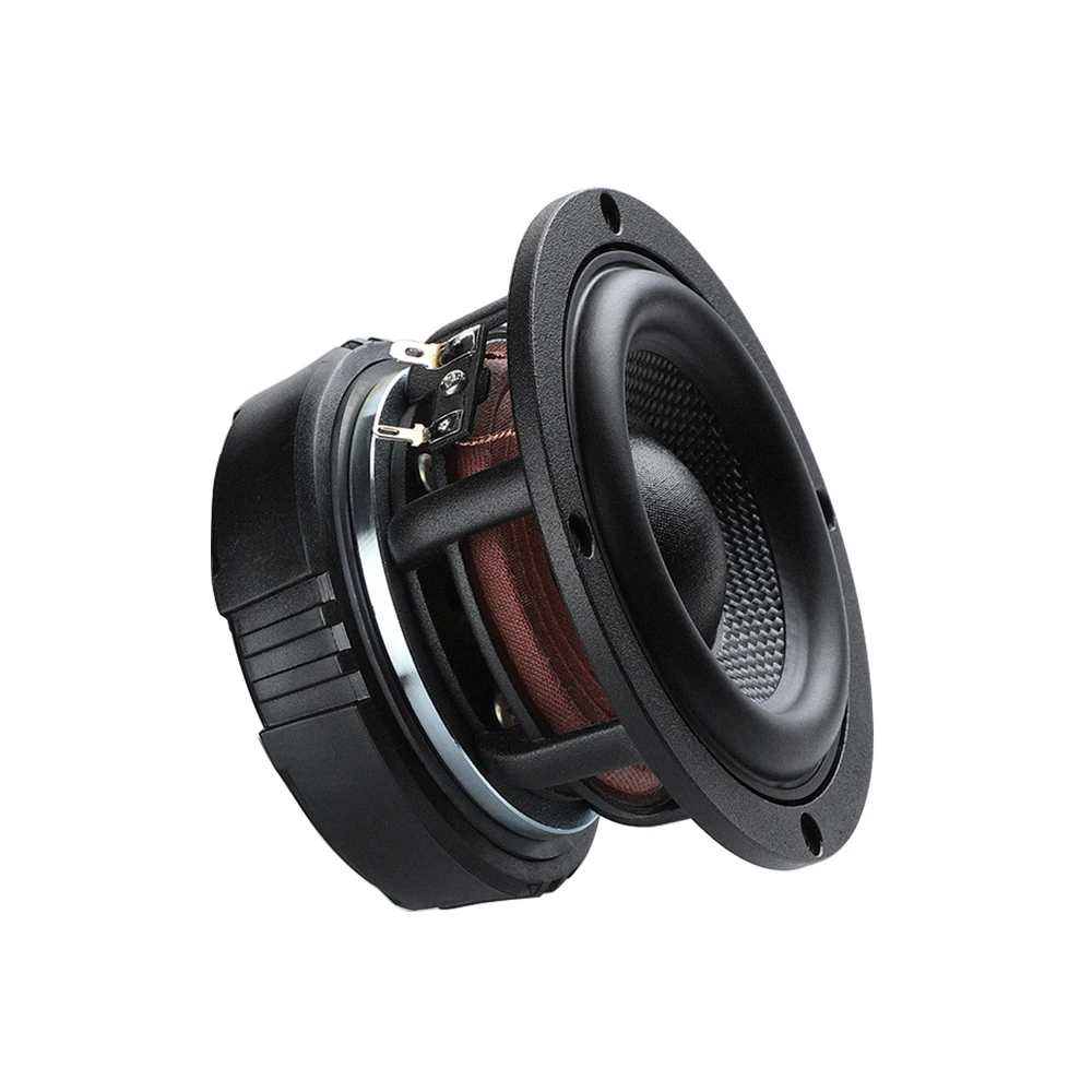 1PC 4.5 inch Subwoofer Speaker Hifi 4/8 Ohm 50W Fiberglass Basin Deep Bass Bookself Woofer Loudspeaker large Magnetic