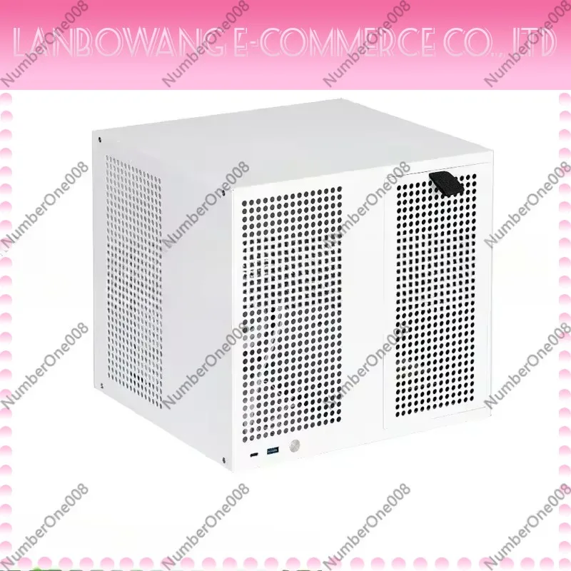 8-Bay NAS Chassis with Backplane, Sagittarius ITX Case Full Height PCIe Slot for Home Server Storage