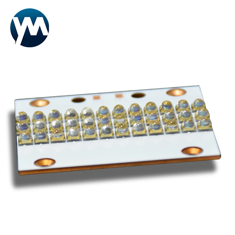 Módulo LED UV de alta potência, Cola de tinta UV, Sistema de cura para impressão 3D, Chip SMD, 100W, 365nm 385nm 395nm 405nm