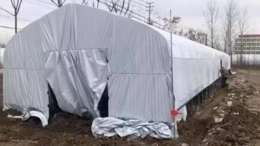 2025 Pellicola per serra in bianco e nero per acquacoltura, pellicola per isolamento termico, raffreddamento e protezione solare