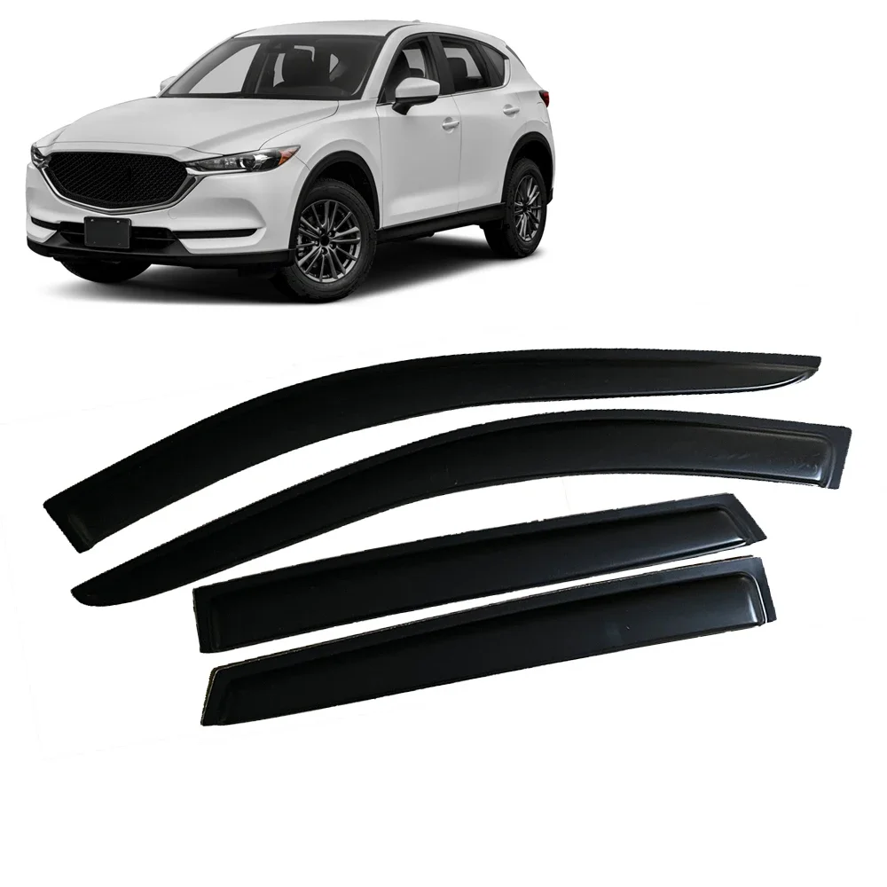 Window Visor for Mazda CX-5 2017 2018 2019 2020 2021 2022 2023 2024 CX5 Sport Wind Deflectors Rain Guards Door Visor Vent