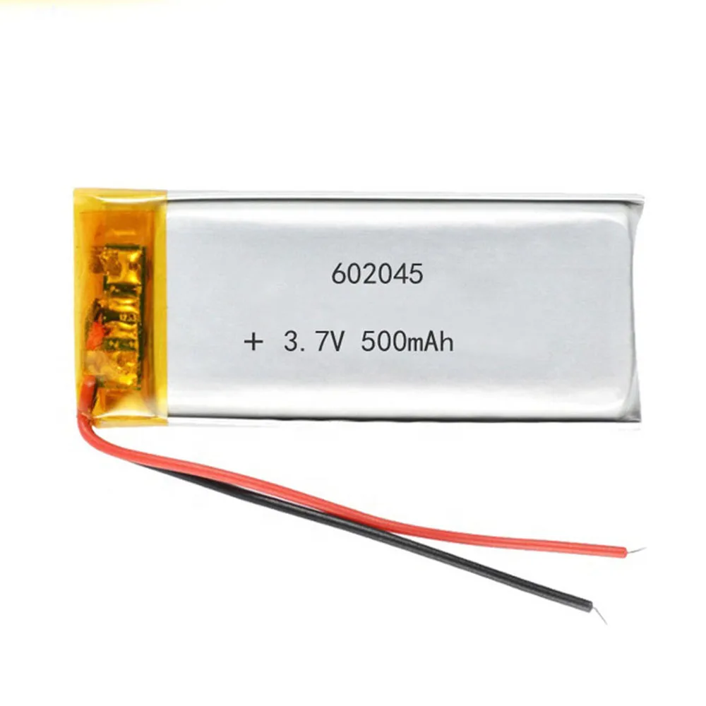 Rechargeable 3.7V 500Mah 602045   Polymer Ion Battery For MOBILE POWER ELECTRIC TOYS TABLET MP3 MP581 CAMERA POWER BANK