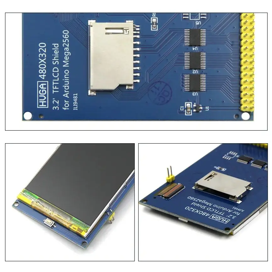 Imagem -06 - Módulo de Exibição Lcd para Arduino Tela Colorida Spi Tft Rgb 65k 2.2 2.4 2.8 3.2 Polegada Ili9225 Ili9341 320x240