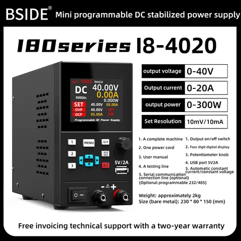 New Programmable Dc Regulated Power Supply Lab 30V/10A 300W 40V/20A Adjustable Digital Bench Power supply Stabiizer 110V/220V