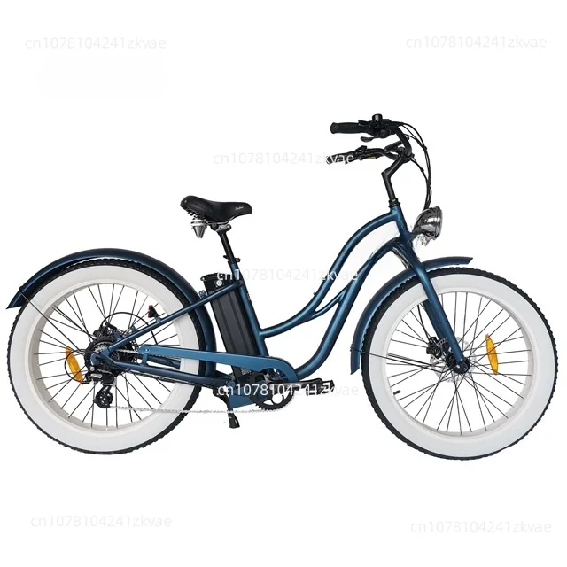 26 inch  48V 20Ah Step Thru 500W  cruiser Fat Tire Electric Bike