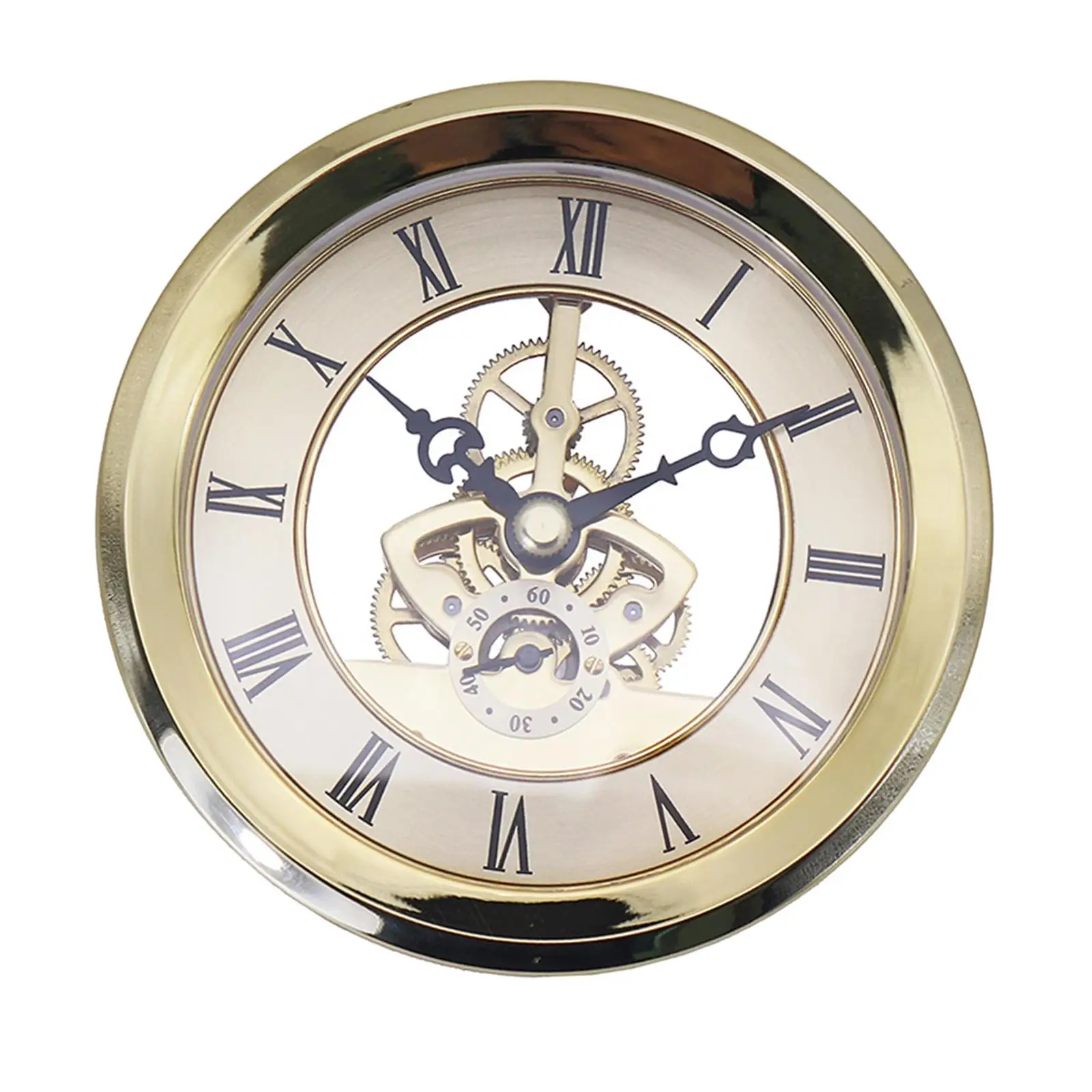 Transparent Skeleton Clock Inserts Gallbladder 103mm Movement Battery Powered Clock Repair DIY for Decor School Office