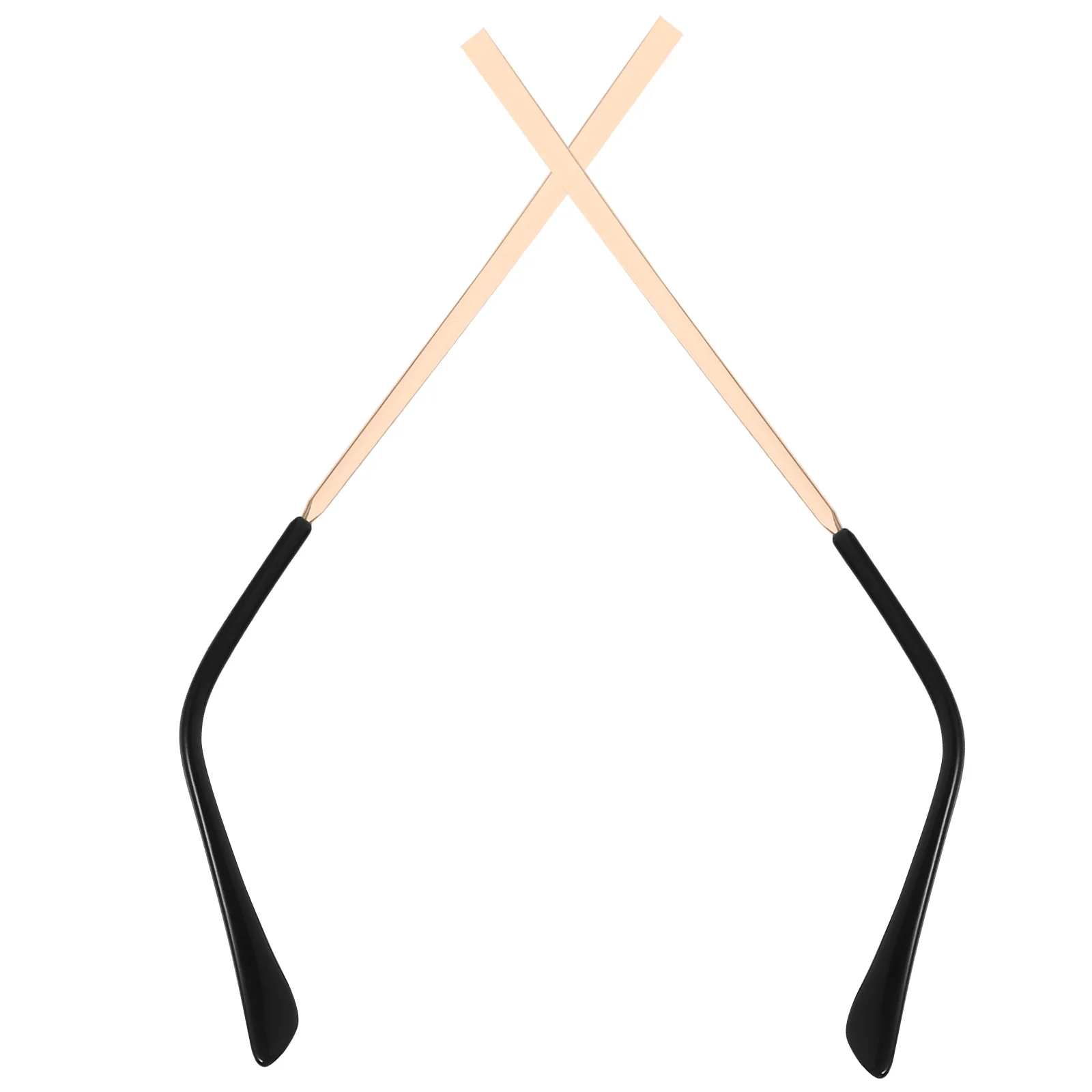 1 par de patas de brazo de Metal para gafas, piezas de repuesto para patillas, ajuste Universal, alivio de presión de oreja, diseño duradero brillante, seguridad