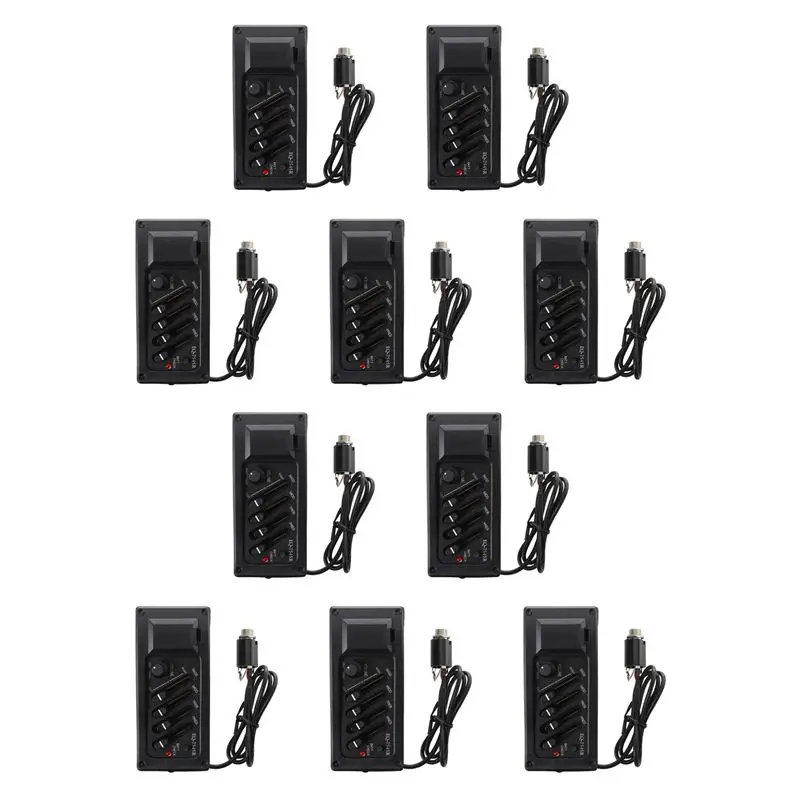 A99I-10X Complete Kit EQ Pre-Amp Plus Pickup For Acoustic Guitar 7545R-4 Bands Plus Volume Control,Supplied With Battery Box