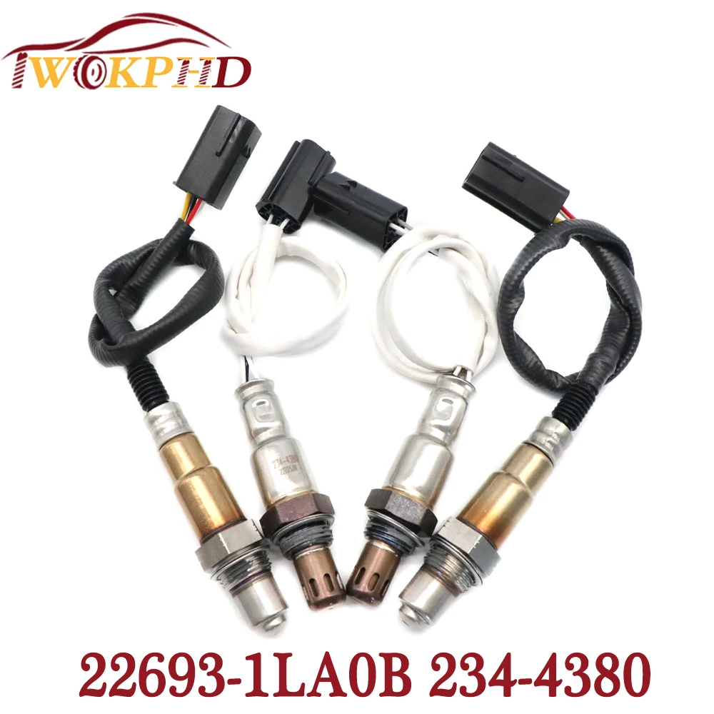 4PCS NEW 234-4380 Air Fuel Ratio Lambda Oxygen Sensor 22693-1LA0B for Infiniti M56 5.6L 2011-2013