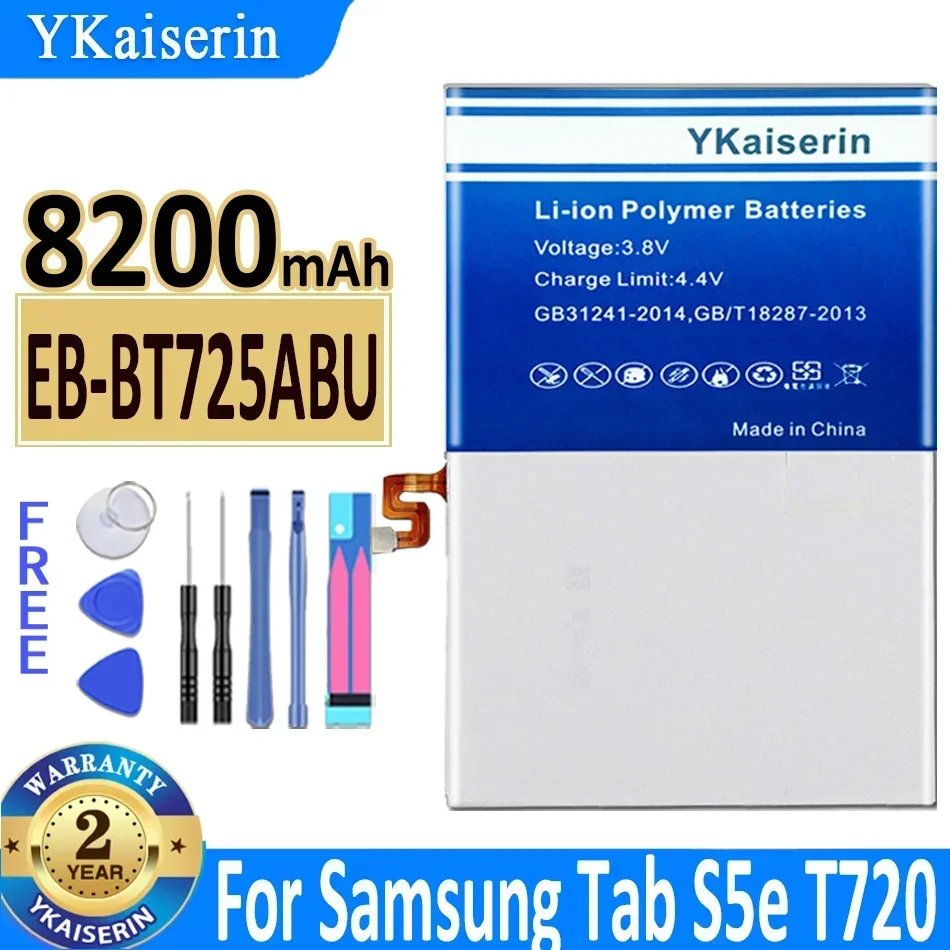 EB-BT725ABU 8200mAh Replacement Tablet Battery For Samsung Galaxy Tab S5e T725C T720 SM-T720 SM-T725 +Tools