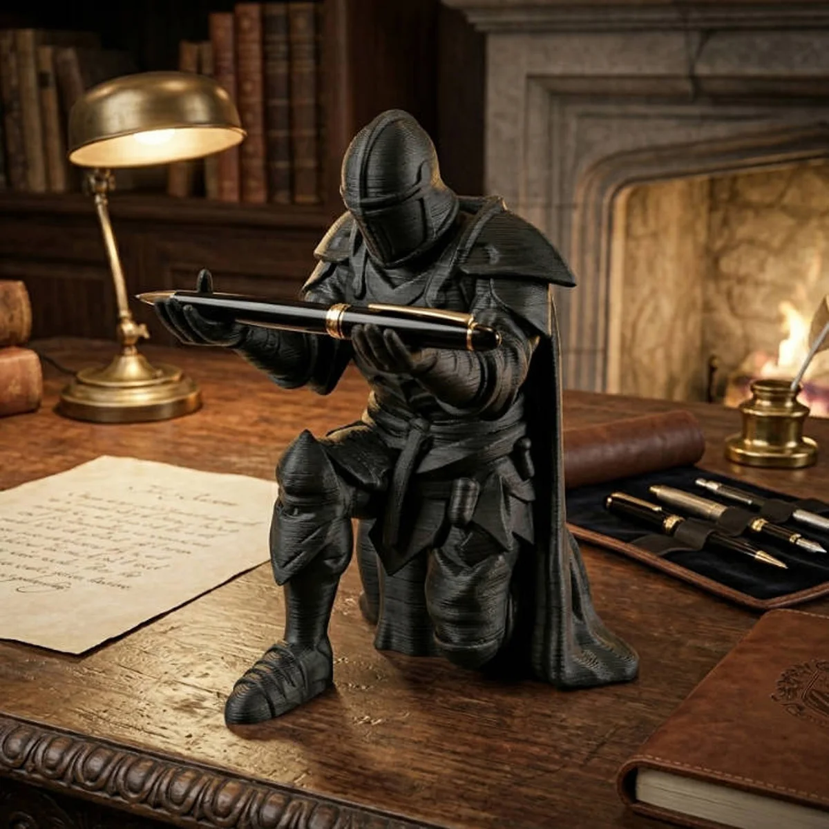 9-76cm-suporte-para-canetas-em-forma-de-cavaleiro-medieval-impresso-em-3d-estatua-de-guerreiro-preto-e-prata-organizador-de-mesa-decoracao-criativa-para-escritorio-presente-de-papelaria