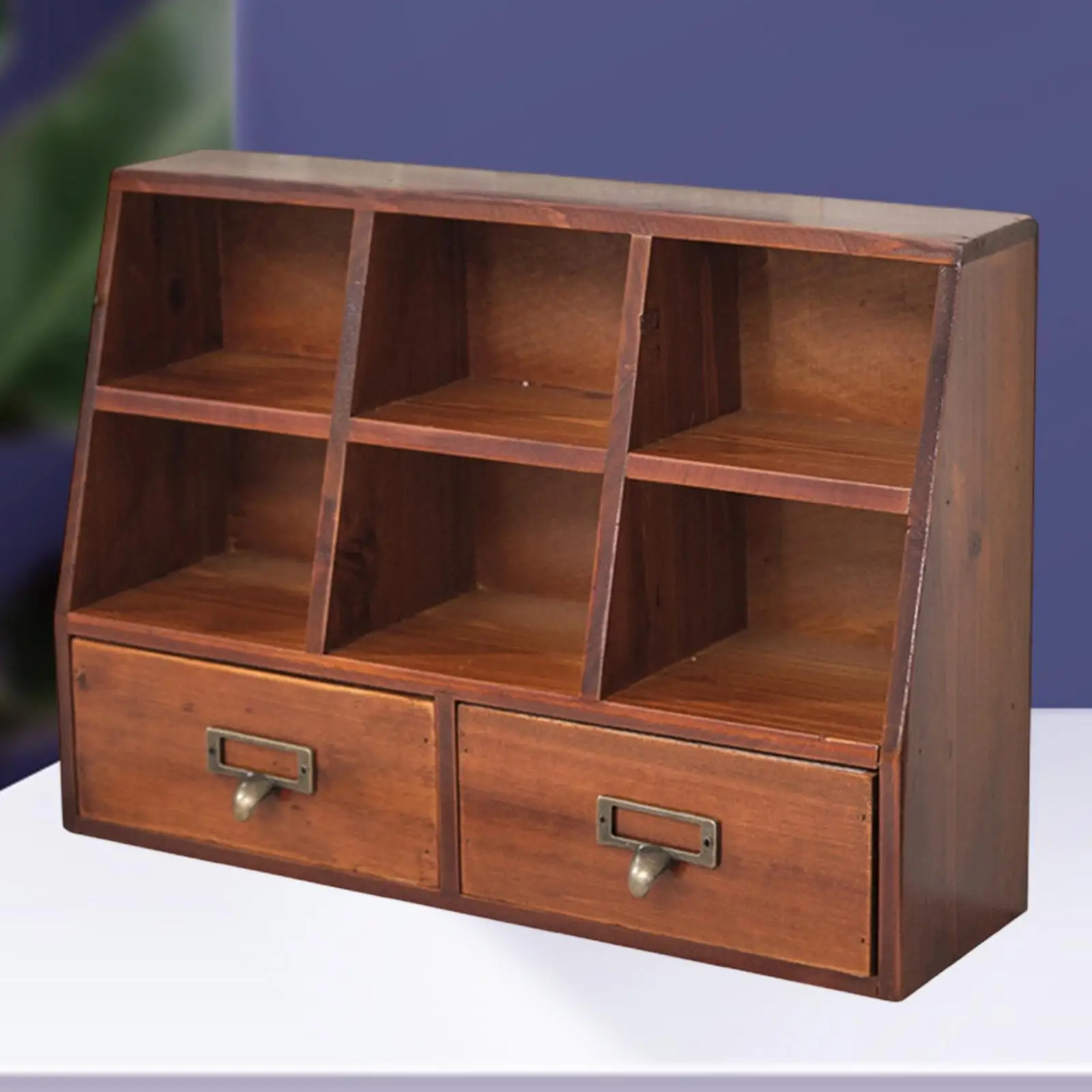 

Desktop Countertop Cabinet Tabletop Display Rack for Office Bedroom Bathroom